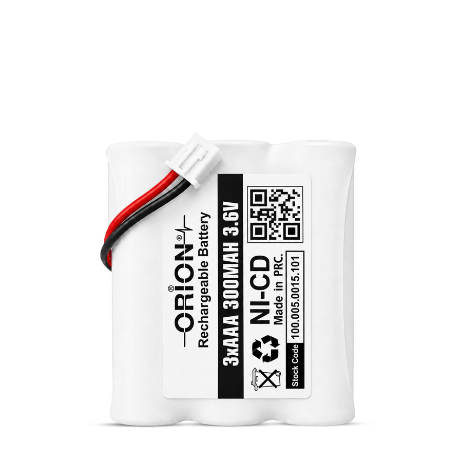 Orion AAA 3.6V 300mAh Ni-CD Kablo Ve Konnektörlü Pil 