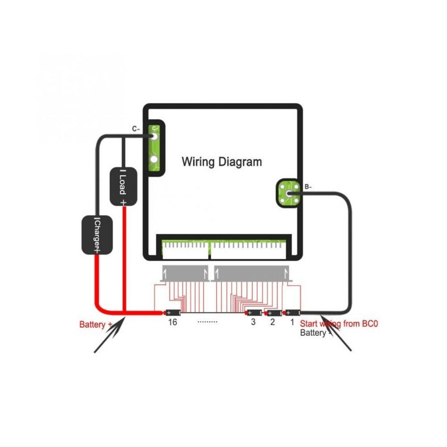 Orion BMS 16S 40A Li-ion Kontrol Devresi