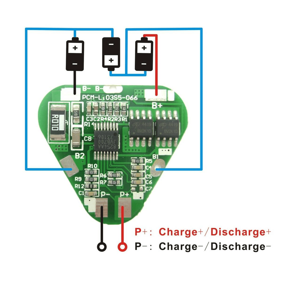 Orion BMS 3S 4A Li-ion Kontrol Devresi