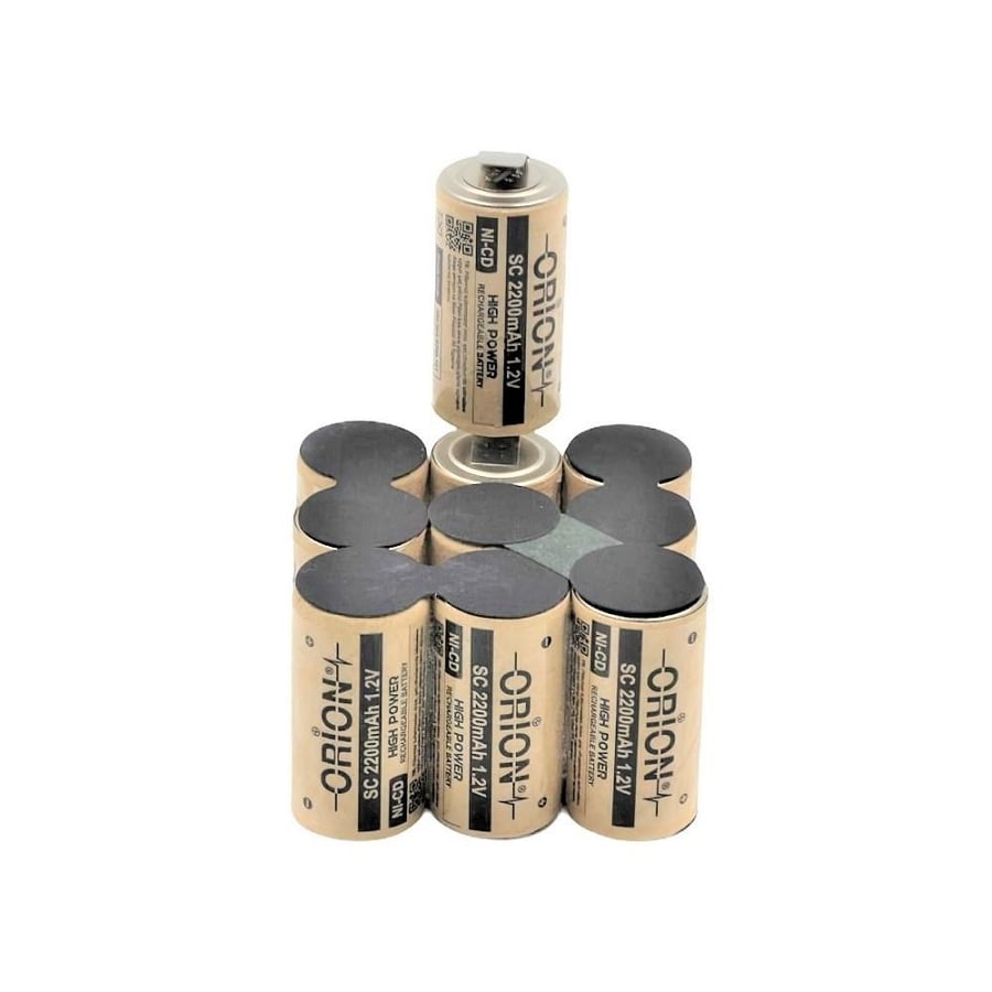 Orion Bosch 2607335709 Uyumlu 12V 2.2Ah BMS Devresiz Ni-CD Matkap Bataryası 