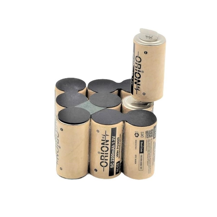 Orion Bosch 2607335709 Uyumlu 12V 2.2Ah BMS Devresiz Ni-CD Matkap Bataryası 