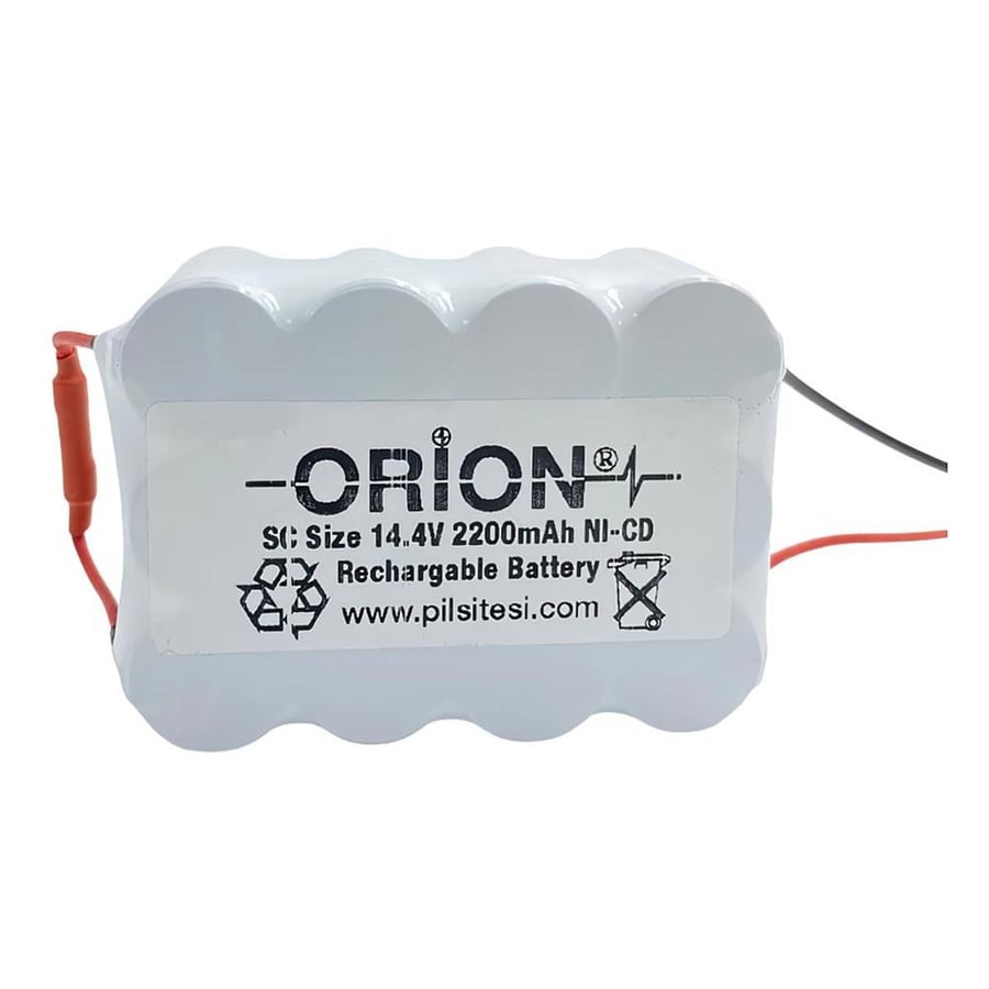 Orion Bosch BBH MOVE1 Uyumlu 14.4V 2.2Ah BMS Devresiz Ni-CD Süpürge Bataryası 
