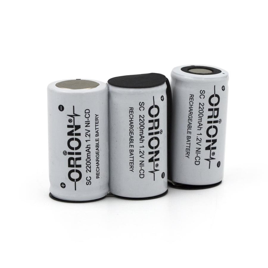Orion Bosch BKS3003/01 Uyumlu 3.6V 2.2Ah BMS Devresiz Ni-CD Süpürge Bataryası 