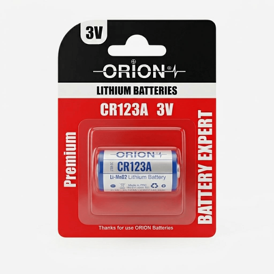 Orion CR123A 3V 1500mAh Lithium Pil 