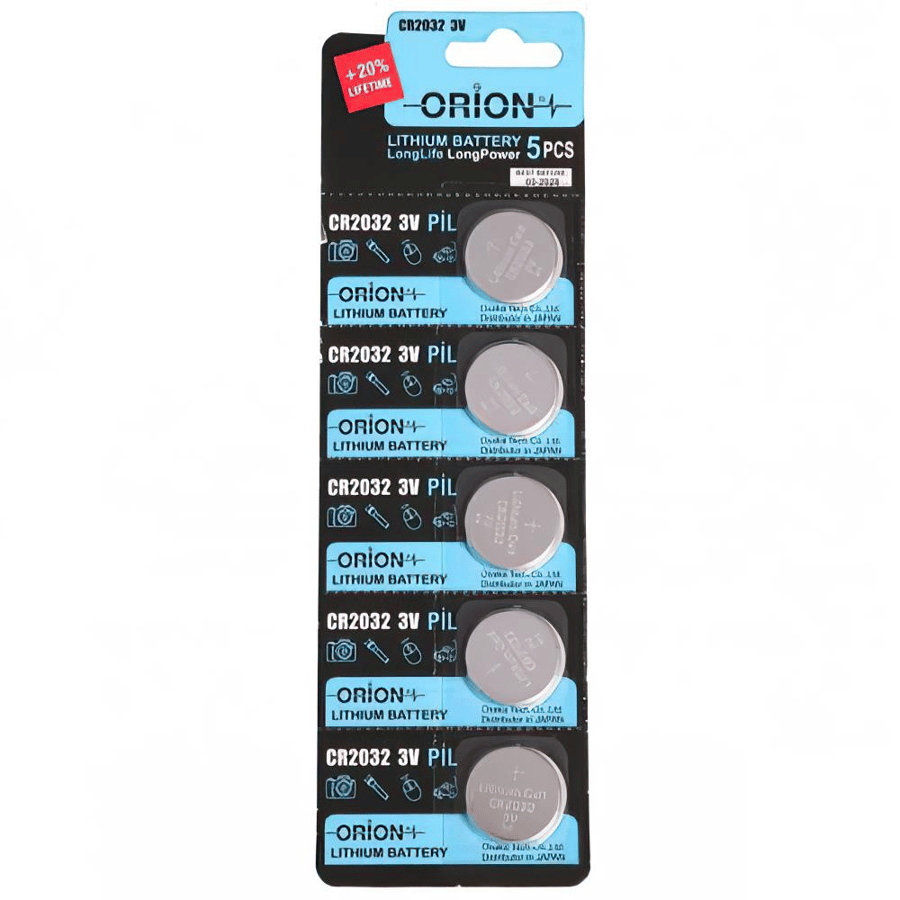 Orion CR2032 3V Lithium 5'li Paket Pil 