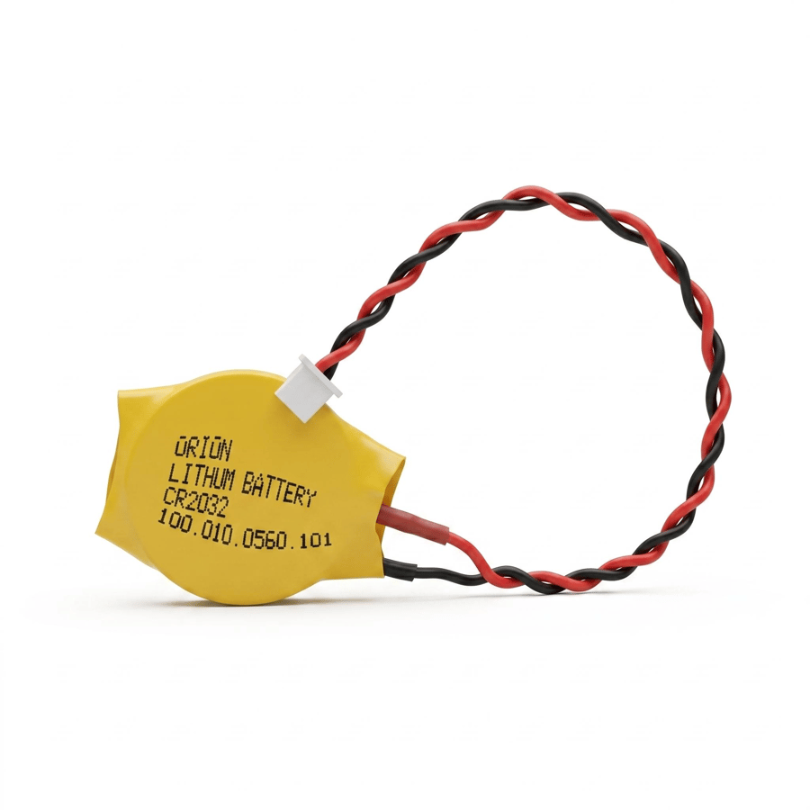Orion CR2032 3V Lithium Batarya Terminal + Kablo Bios Cmos Pil 