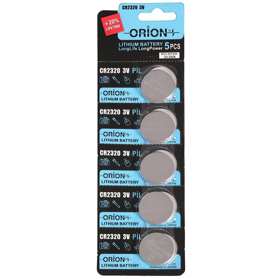 Orion CR2320 3V Lithium 5'li Paket Pil 