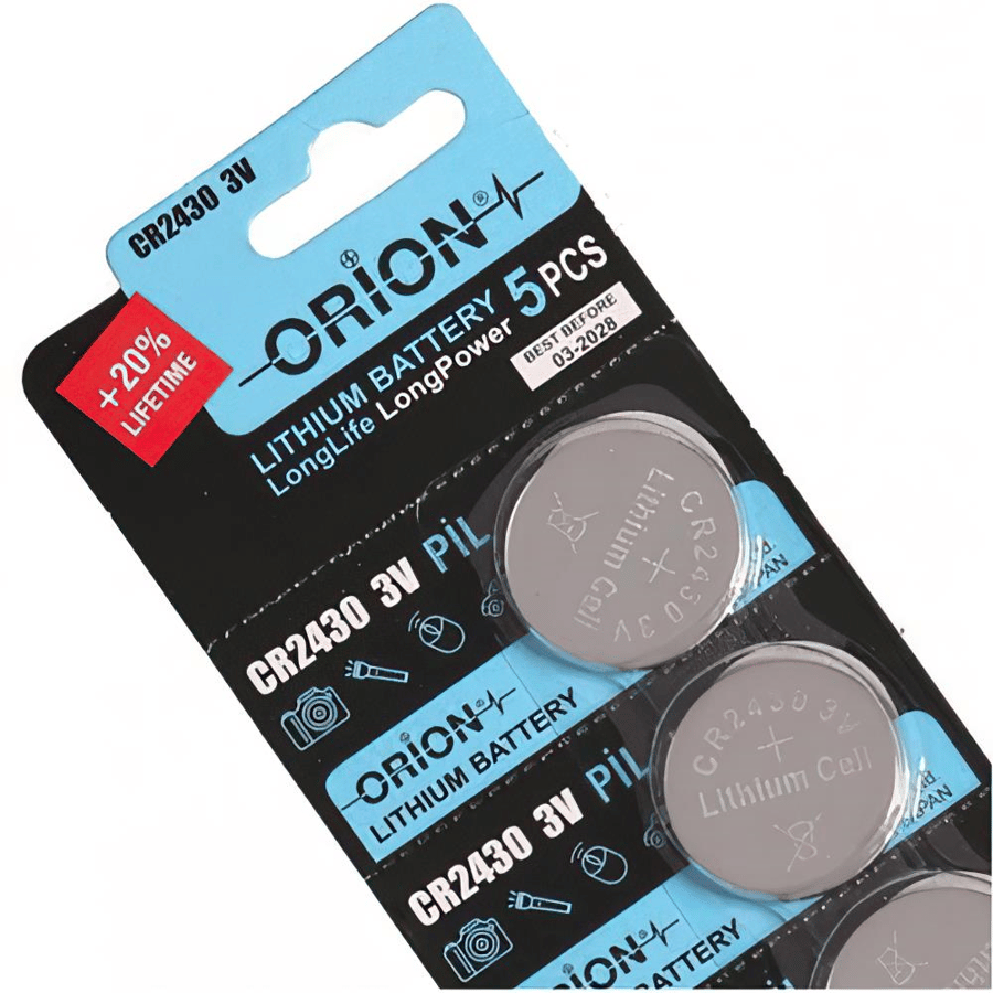 Orion CR2430 3V Lithium 5'li Paket Pil 