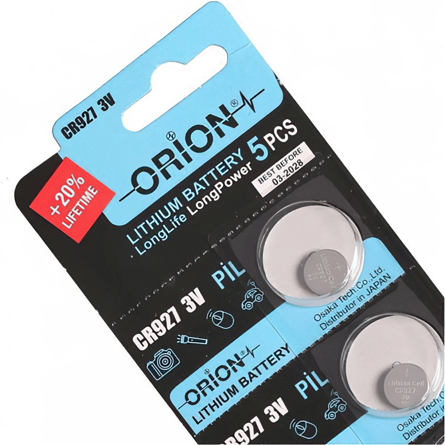 Orion CR927 3V Lithium 5'li Paket Pil 