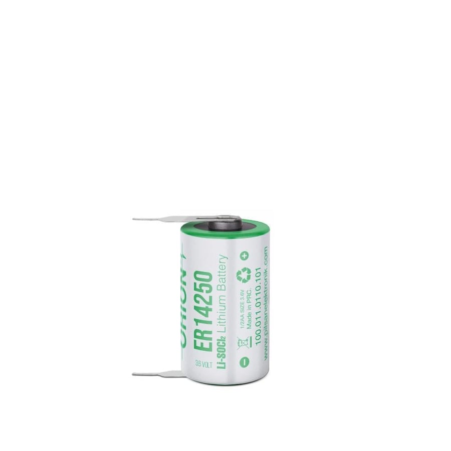 Orion ER14250H 3.6V 1200mAh Lithium 2P Pil 