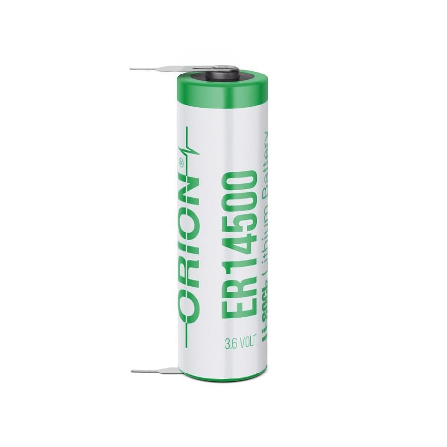 Orion ER14500H 3.6V 2600mAh Lithium 2P Pil 