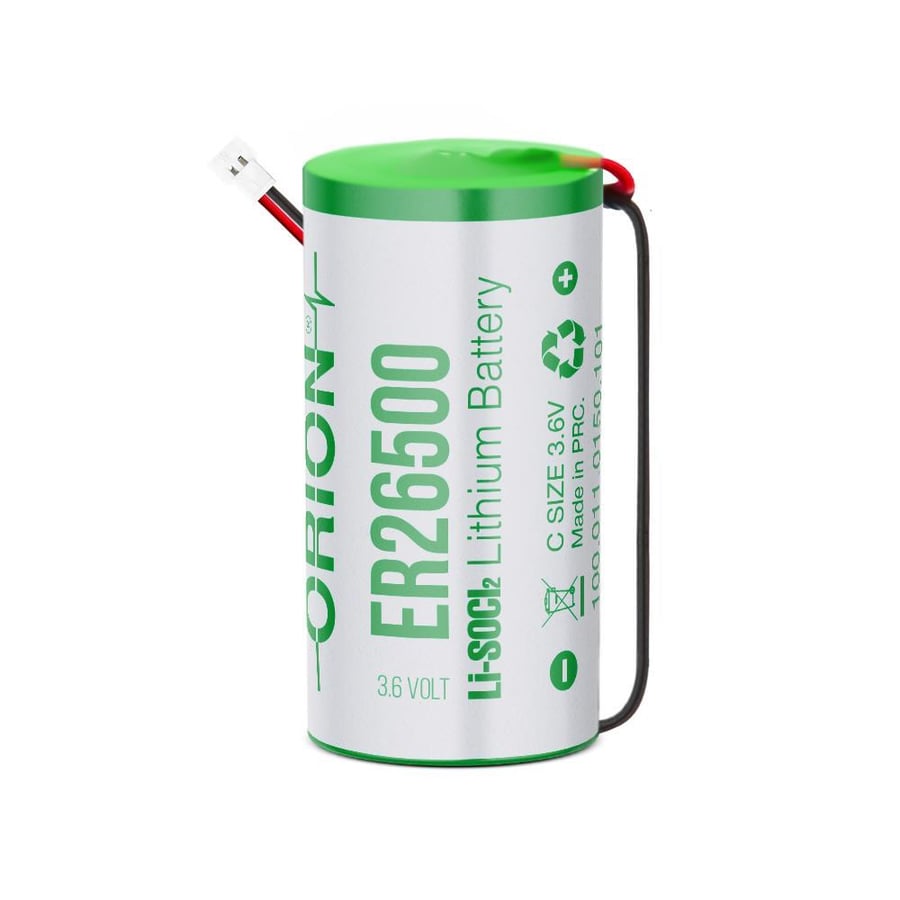 Orion ER26500H 3.6V 8500mAh Lithium 10CM + MOLEX 51005 Pil 
