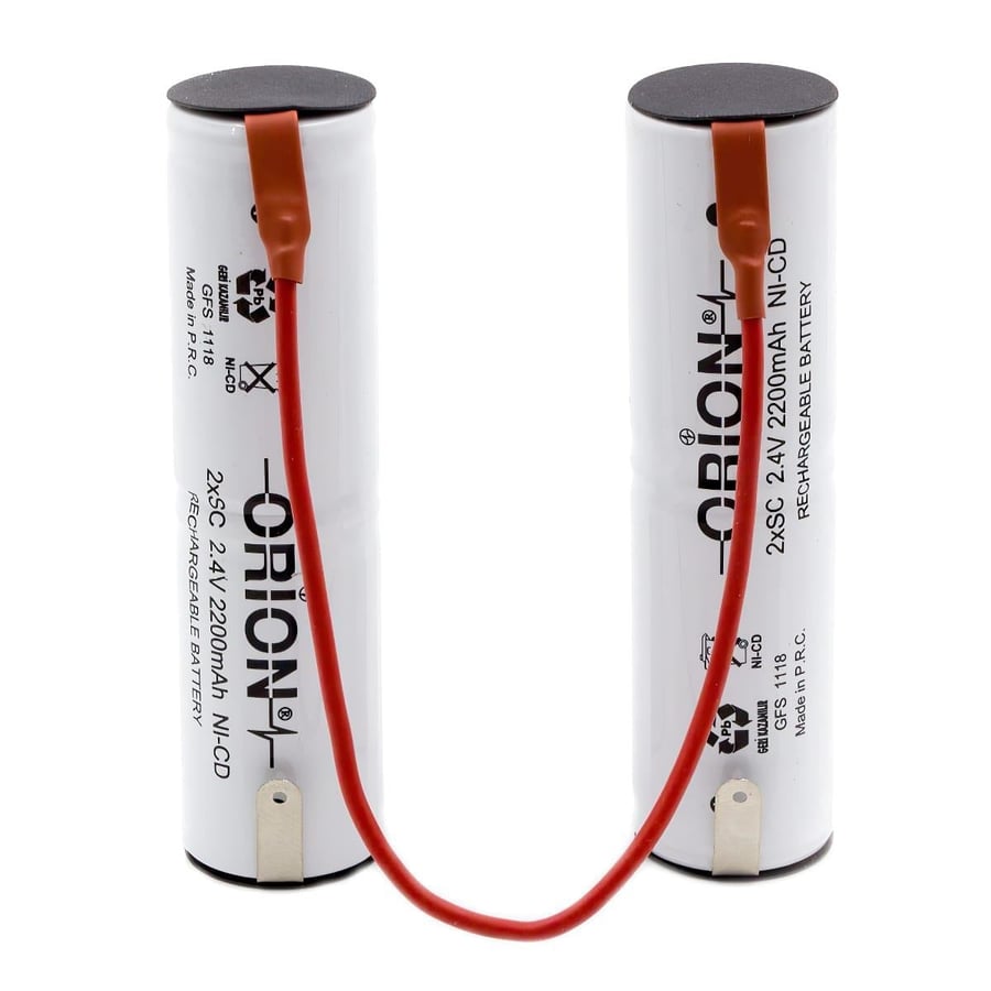 Orion Fakir MRC48 Uyumlu 4.8V 2.2Ah BMS Devresiz Ni-CD Süpürge Bataryası 