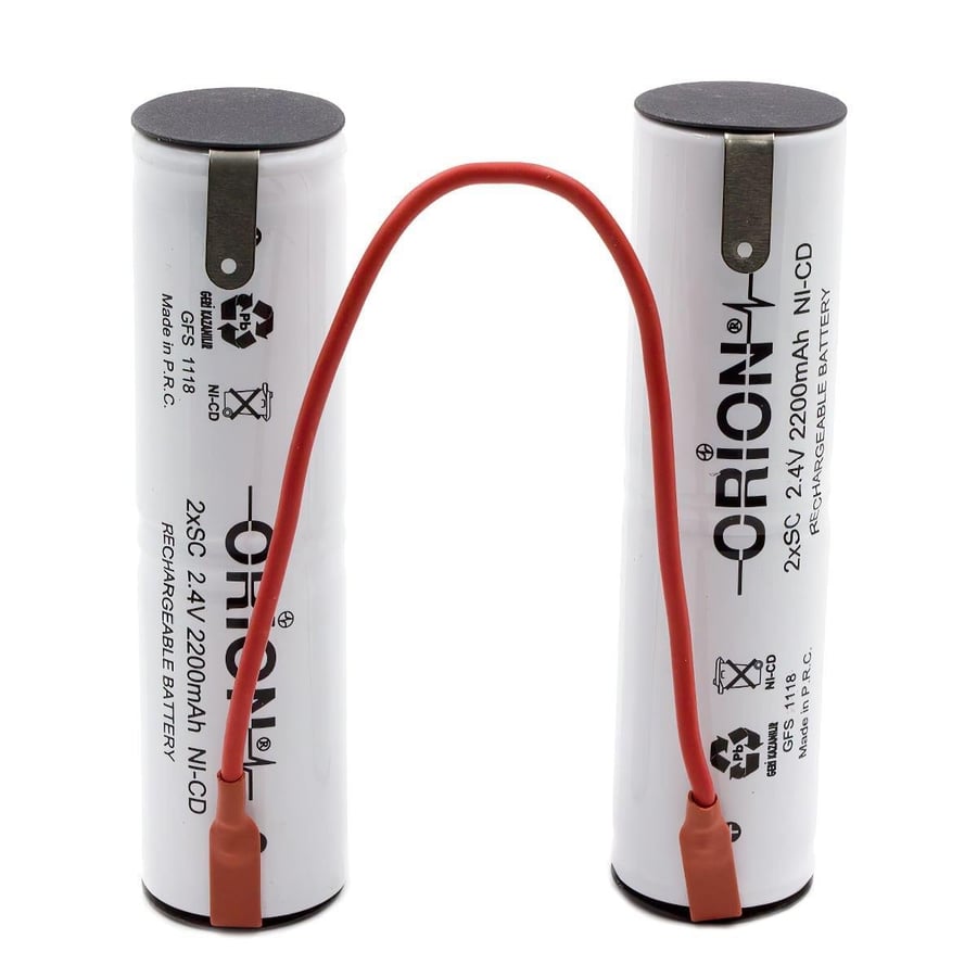 Orion Fakir MRC48 Uyumlu 4.8V 2.2Ah BMS Devresiz Ni-CD Süpürge Bataryası 