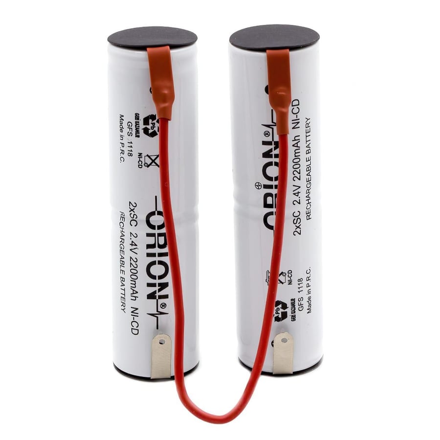 Orion Fakir MRC48 Uyumlu 4.8V 2.2Ah BMS Devresiz Ni-CD Süpürge Bataryası 
