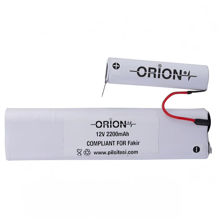 Orion Fakir RC1200 Uyumlu 12V 2.2Ah Ni-CD Süpürge Bataryası 