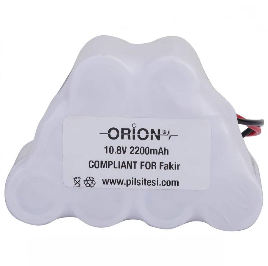 Orion Fakir RCT109 Uyumlu 10.8V 2.2Ah BMS Devresiz Ni-CD Süpürge Bataryası 