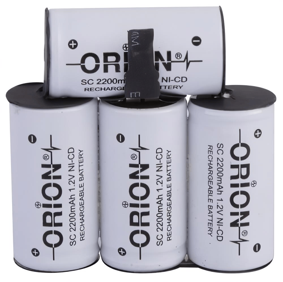 Orion Fakir Uyumlu 4.8V 2.2Ah BMS Devresiz Ni-CD Süpürge Bataryası 