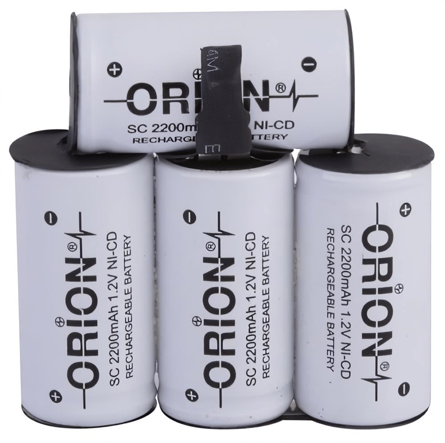 Orion Fakir Uyumlu 4.8V 2.2Ah BMS Devresiz Ni-CD Süpürge Bataryası 