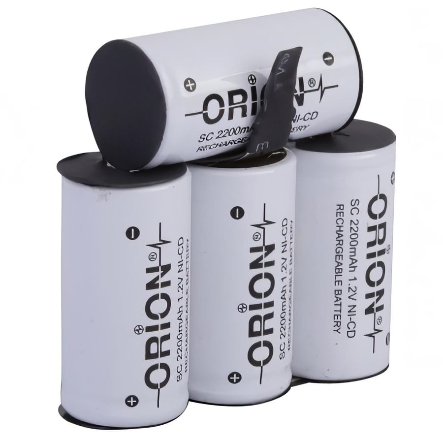 Orion Fakir Uyumlu 4.8V 2.2Ah BMS Devresiz Ni-CD Süpürge Bataryası 