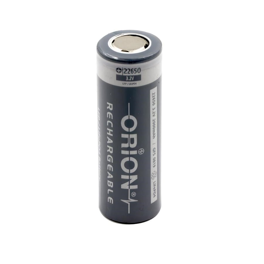 Orion IRF22650 3.2V 2000mAh 2C LiFePO4 Pil 