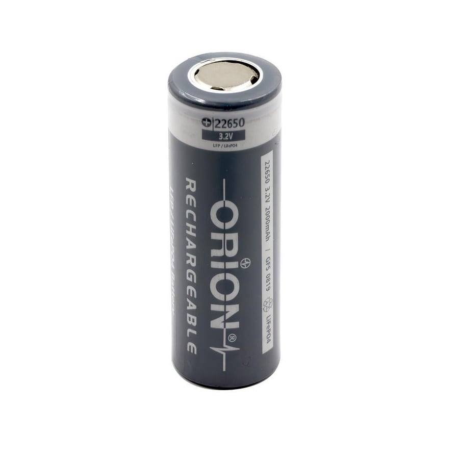 Orion IRF22650 3.2V 2000mAh 2C LiFePO4 Pil 