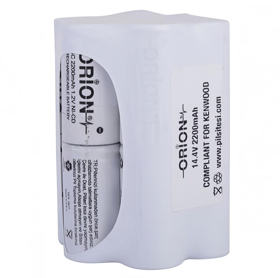 Orion Kenwood Uyumlu 14.4V 2.2Ah BMS Devresiz Ni-CD Süpürge Bataryası 