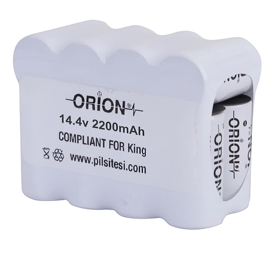 Orion King Uyumlu 14.4V 2.2Ah BMS Devresiz Ni-CD Süpürge Bataryası 