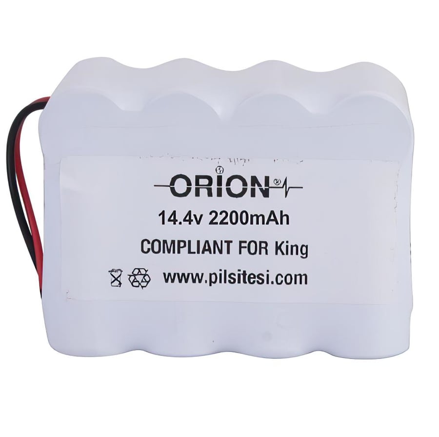 Orion King Uyumlu 14.4V 2.2Ah BMS Devresiz Ni-CD Süpürge Bataryası 