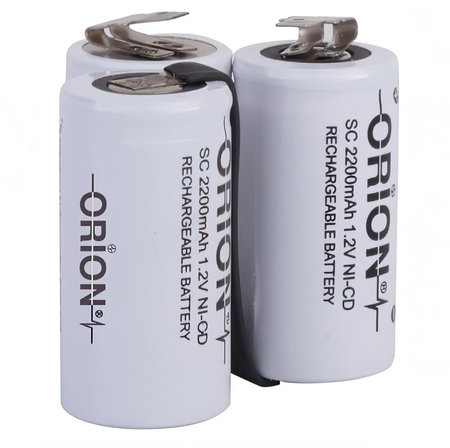 Orion Moulinex Uyumlu 3.6V 2.2Ah BMS Devresiz Ni-CD Süpürge Bataryası 