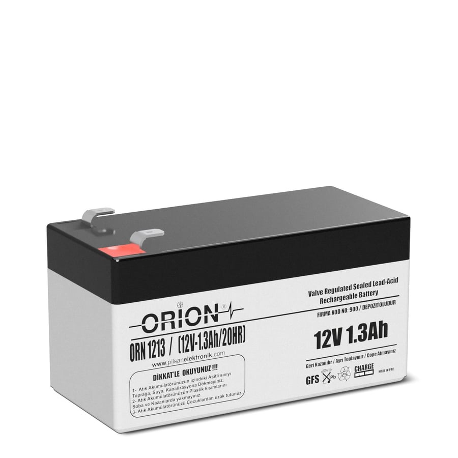 Orion ORN1213 12V 1.3Ah Kuru Bakımsız Akü 