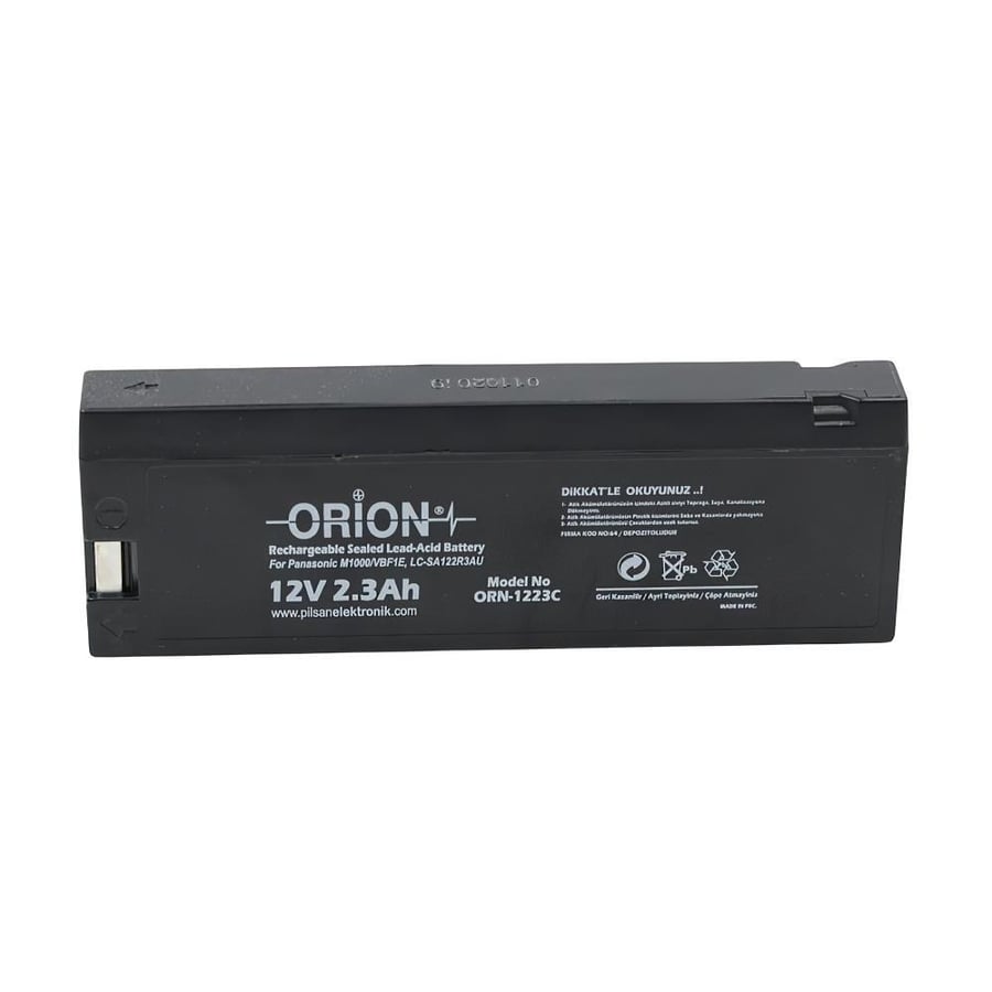 Orion ORN1223CA 12V 2.3Ah Kurşun Asit M1000/VBF1E Akü 