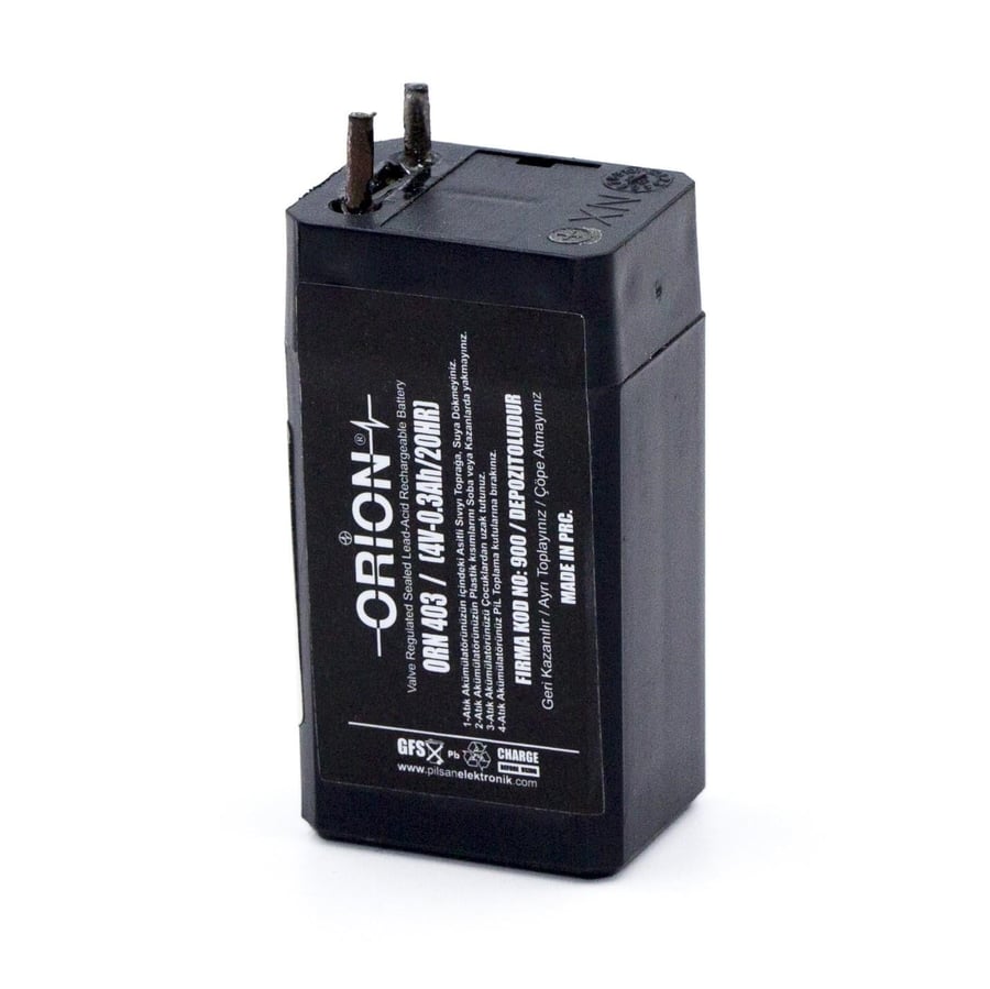 Orion ORN403 4V 0.3Ah Kuru Bakımsız Akü 