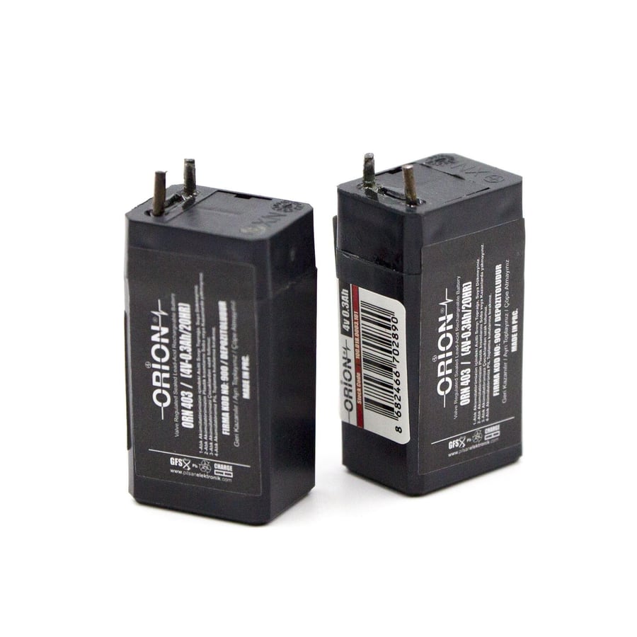 Orion ORN403 4V 0.3Ah Kuru Bakımsız Akü 