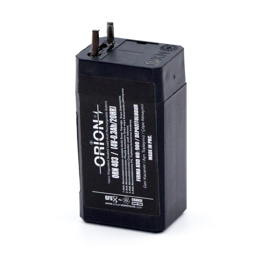 Orion ORN403 4V 0.3Ah Kuru Bakımsız Akü 