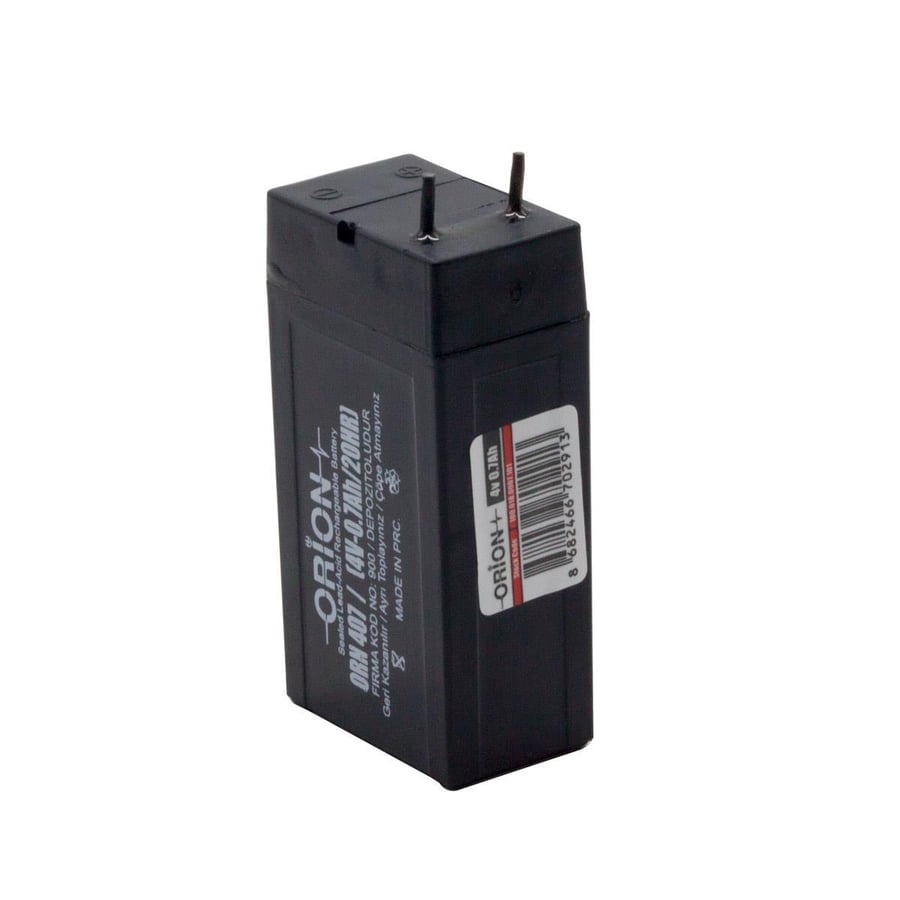 Orion ORN407 4V 0.7Ah Kuru Bakımsız Akü 