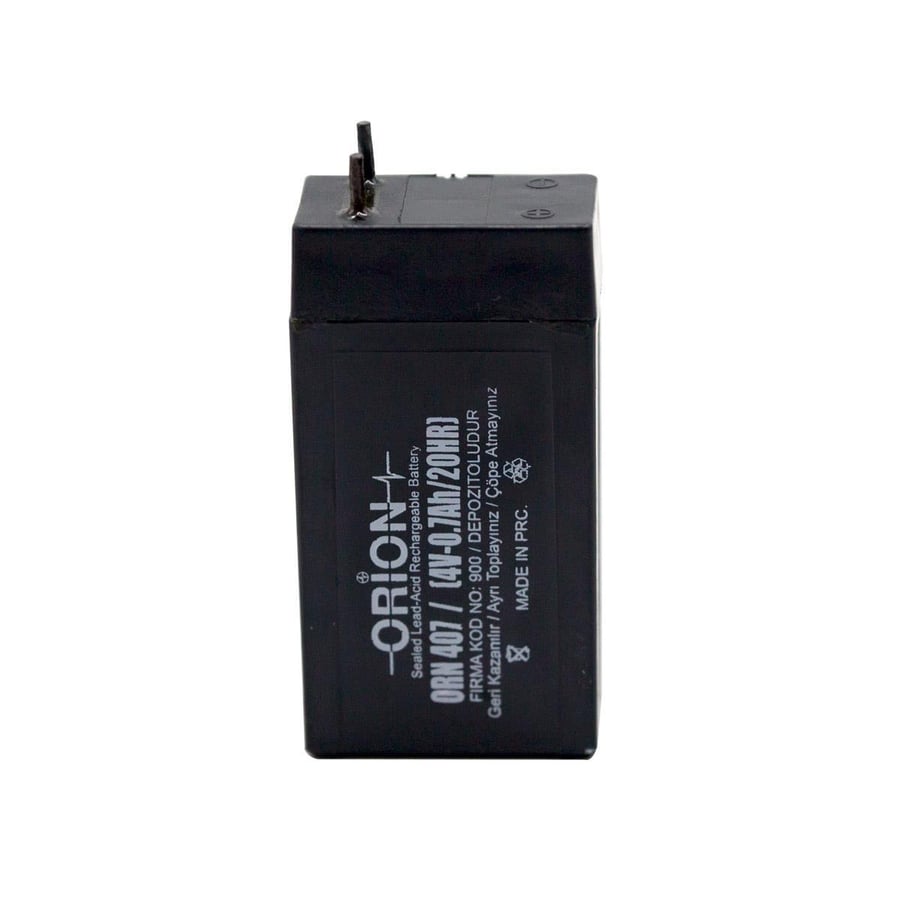 Orion ORN407 4V 0.7Ah Kuru Bakımsız Akü 
