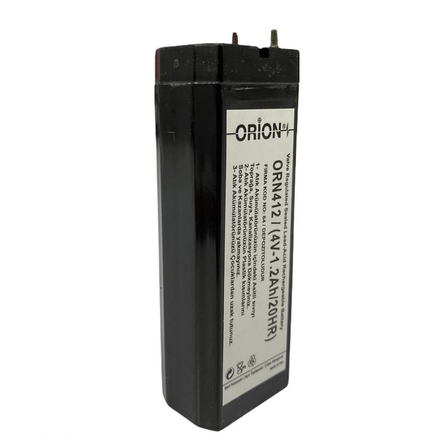 Orion ORN412 4V 1.2Ah Kuru Bakımsız Akü 