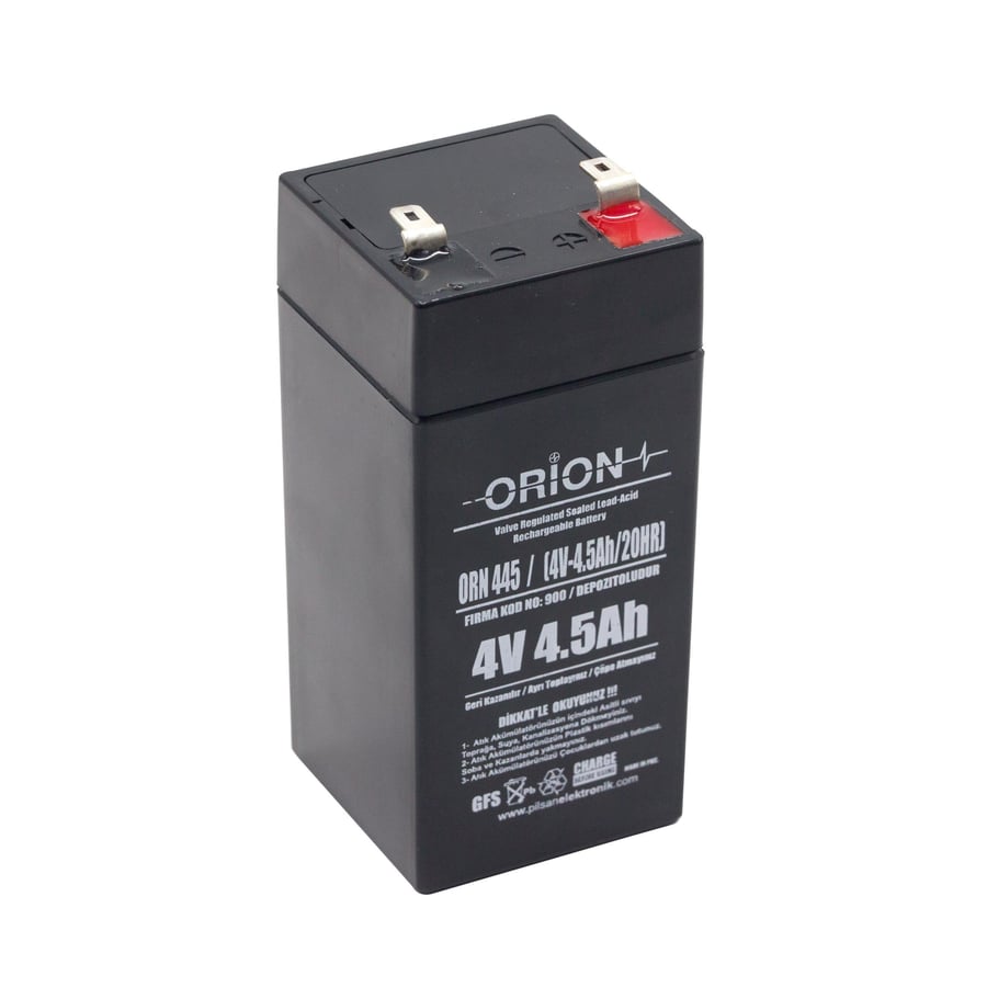 Orion ORN445 4V 4.5Ah Kuru Bakımsız Akü 