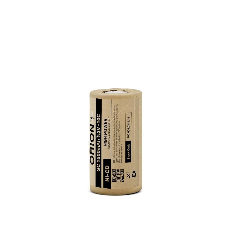Orion SC 1.2V 1500mAh 10C Ni-CD Pil - HP