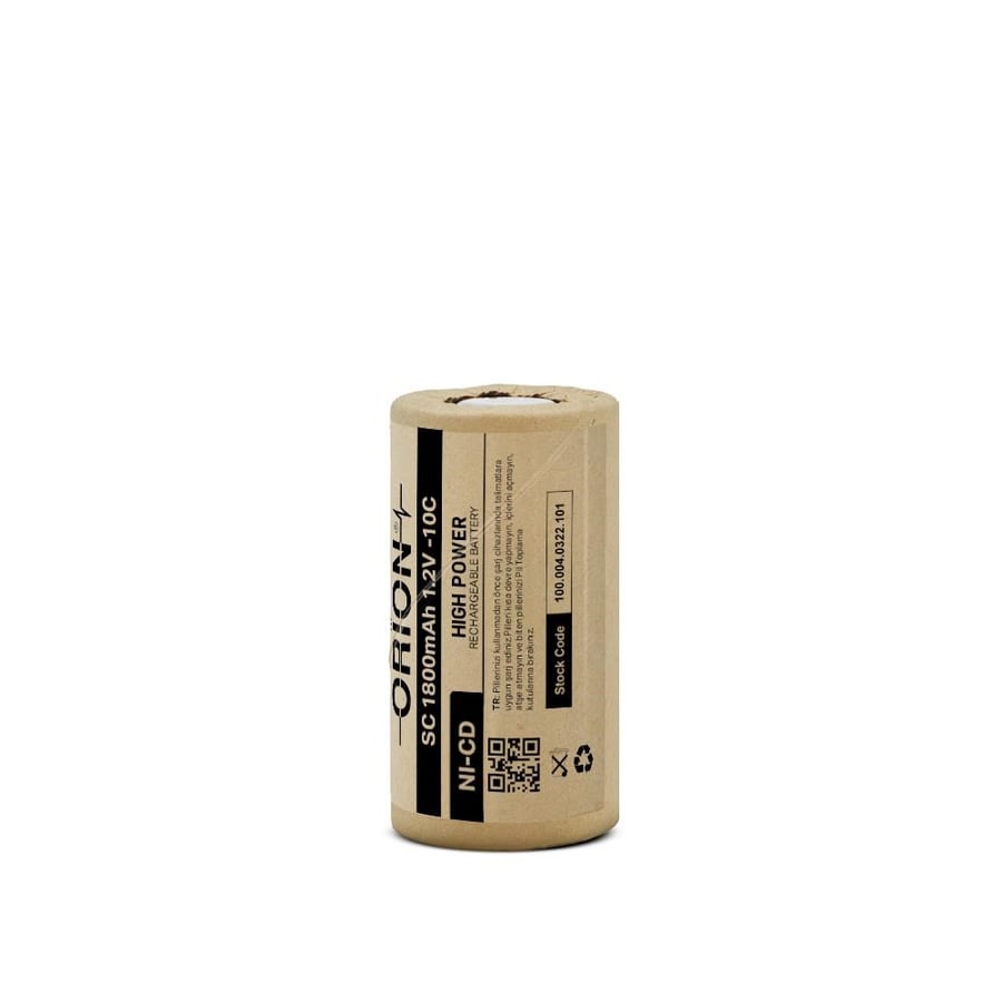 Orion SC 1.2V 1800mAh 10C Ni-CD Pil - HP