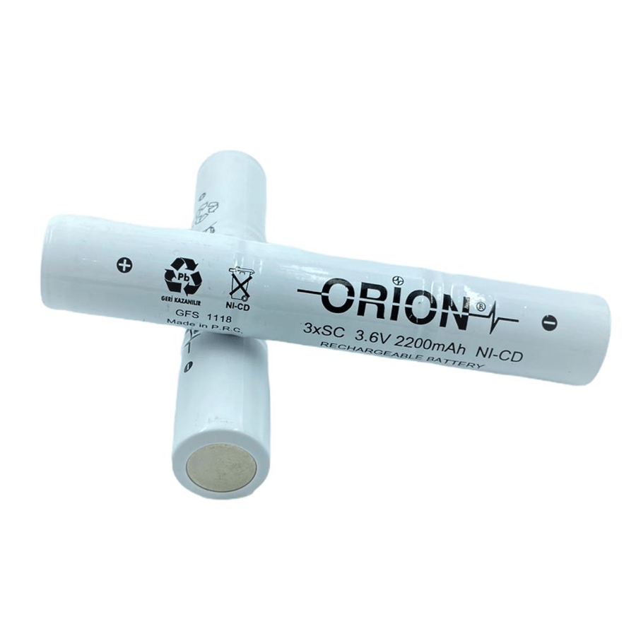 Orion SC 3.6V 2200mAh Ni-CD Pil 