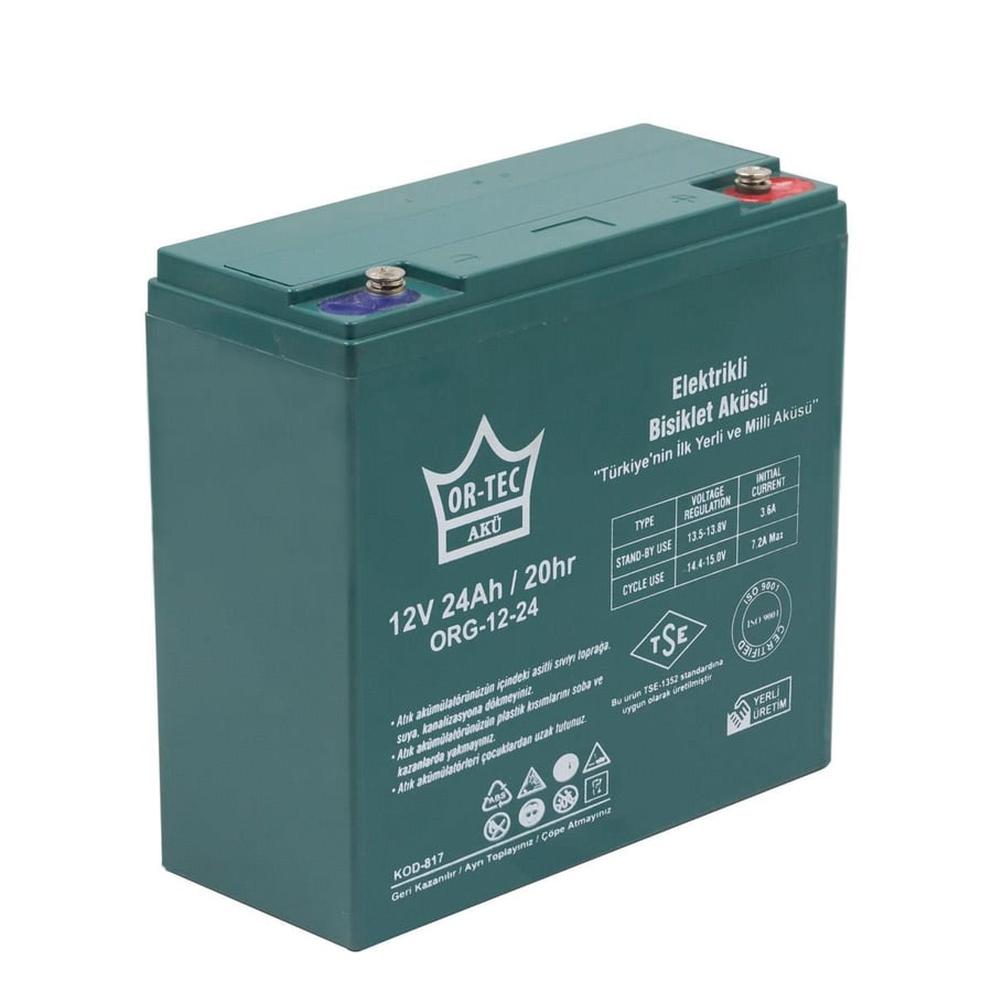 Ortec 12V 20Ah Bakımsız Jel Akü