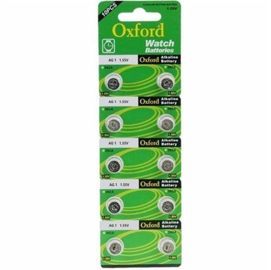 Oxford AG 1 LR621 Düğme Pil 10'lu Paket