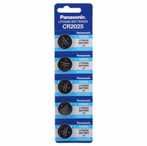 Panasonic CR2025 3V  Lithium 5'li Paket Pil
