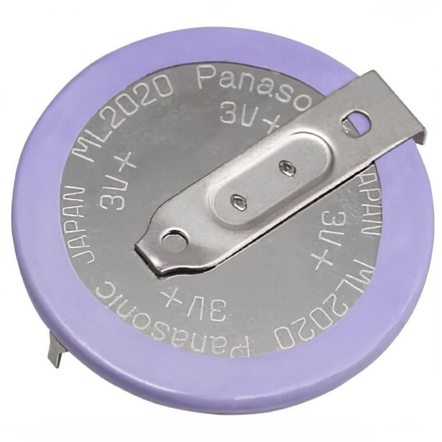 Panasonic ML2020 H1CN 3V Şarj Edilebilir Lityum Pil 2 Ayaklı Pil