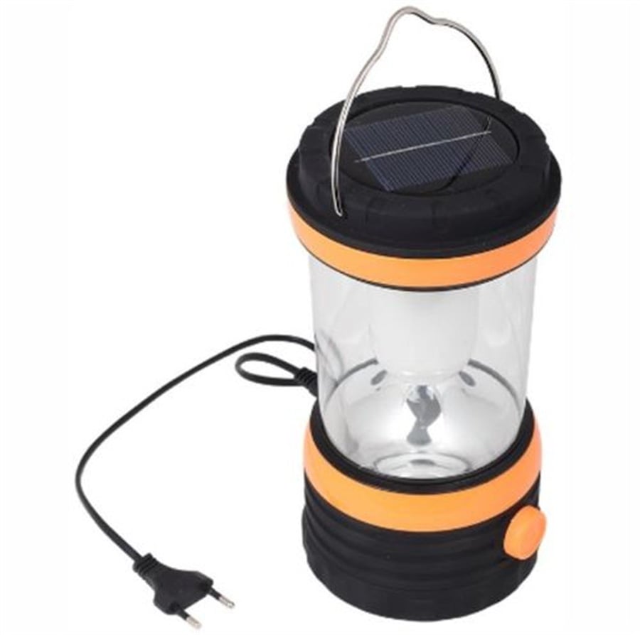 Police PS-K5 24 Ledli Şarj Edilebilir Solar Kamp Feneri