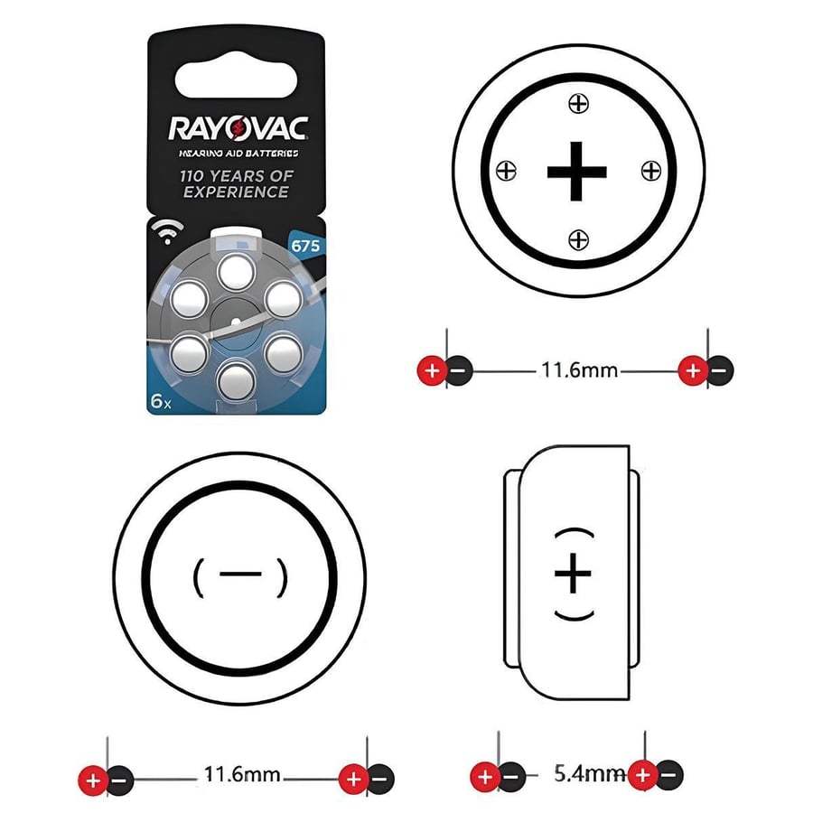Rayovac Extra 675 Numara işitme cihazı pili