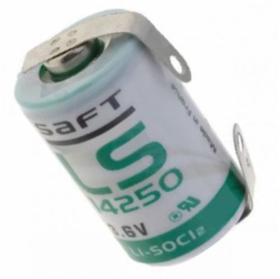 Saft LS14250-Cnr 1/2AA 3.6V Lityum Pil 2 Ayaklı