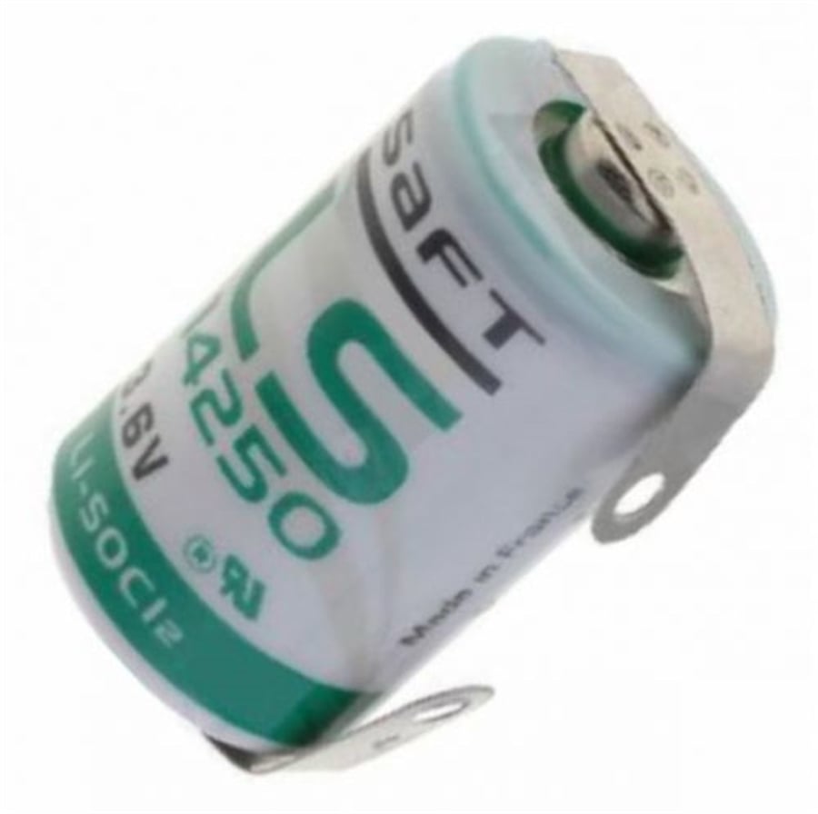 Saft LS14250-Cnr 1/2AA 3.6V Lityum Pil 2 Ayaklı